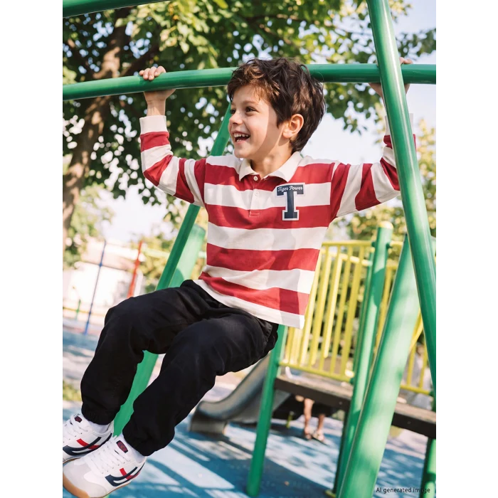 LCW Kids Siyah Regular Fit Erkek Çocuk Jogger Pantolon