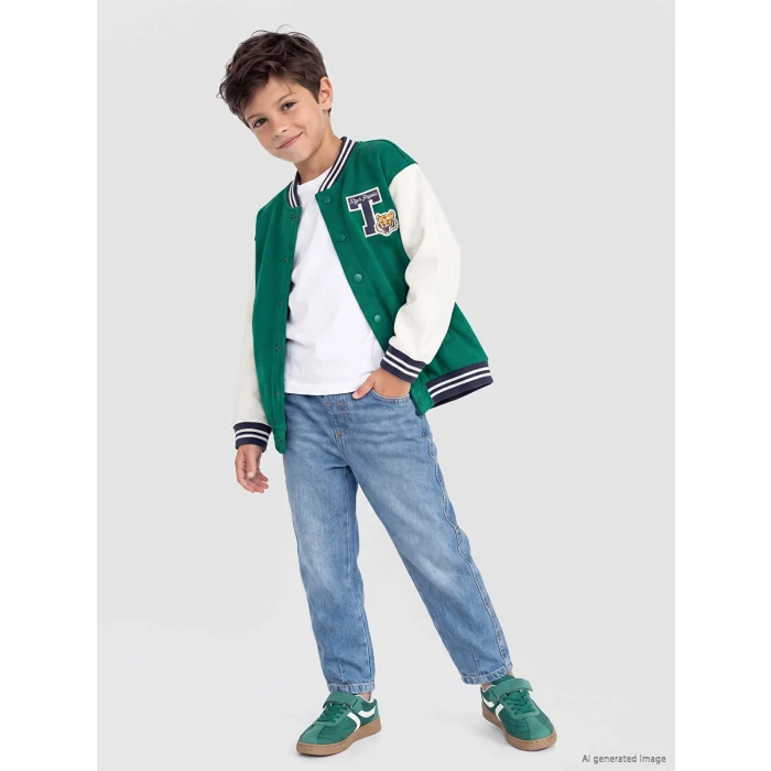 LCW Kids İndigo Baggy Fit Erkek Çocuk Jean Pantolon
