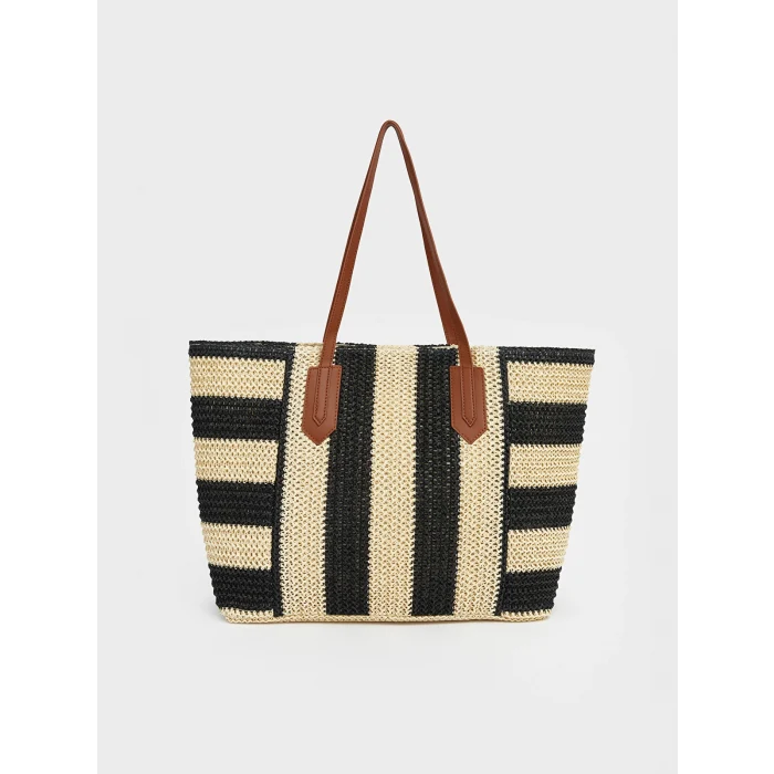 LCW ACCESSORIES Siyah Omuz Askılı Kadın Plaj Çantası