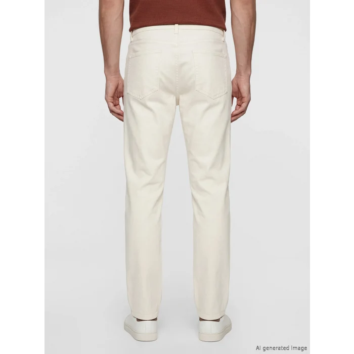 LCWAIKIKI Classic Bej Regular Fit Gabardin Erkek Chino Pantolon