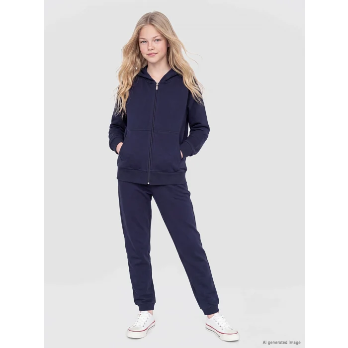 LCW Kids Lacivert Kız Çocuk Eşofman Takımı