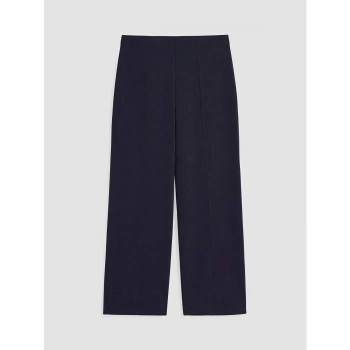 LCWAIKIKI Classic Lacivert Beli Lastikli Soft Touch Kadın Pantolon