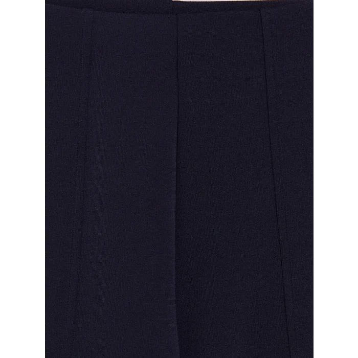 LCWAIKIKI Classic Lacivert Beli Lastikli Soft Touch Kadın Pantolon