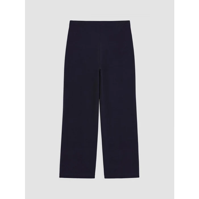LCWAIKIKI Classic Lacivert Beli Lastikli Soft Touch Kadın Pantolon