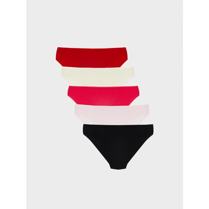 LCW DREAM Pembe Düz Bikini Külot 5li
