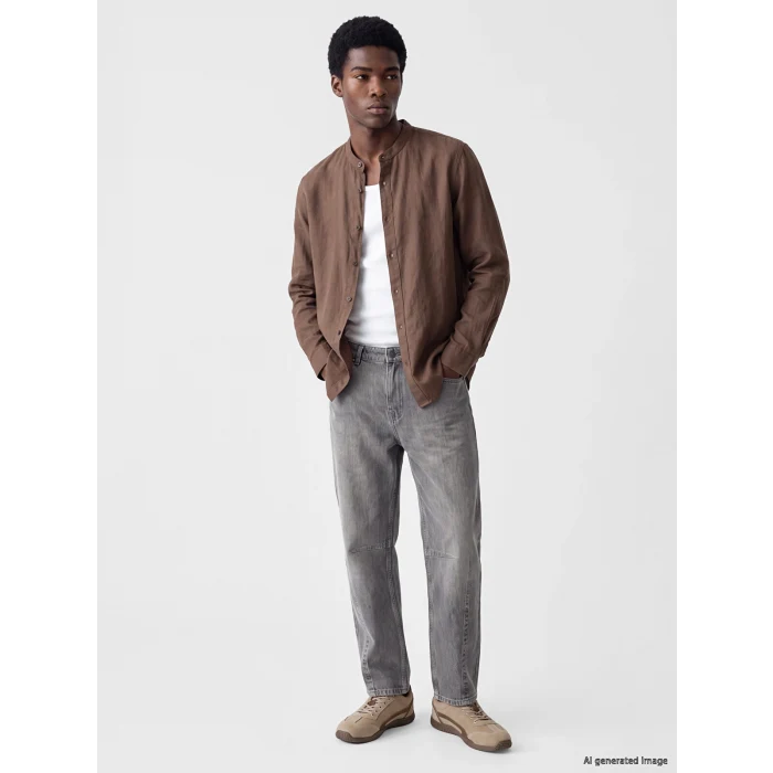 XSIDE Kahverengi Regular Fit Poplin Erkek Gömlek