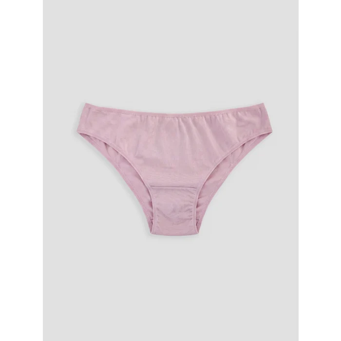 LCW DREAM Lila Düz Brazilian Külot 3lü