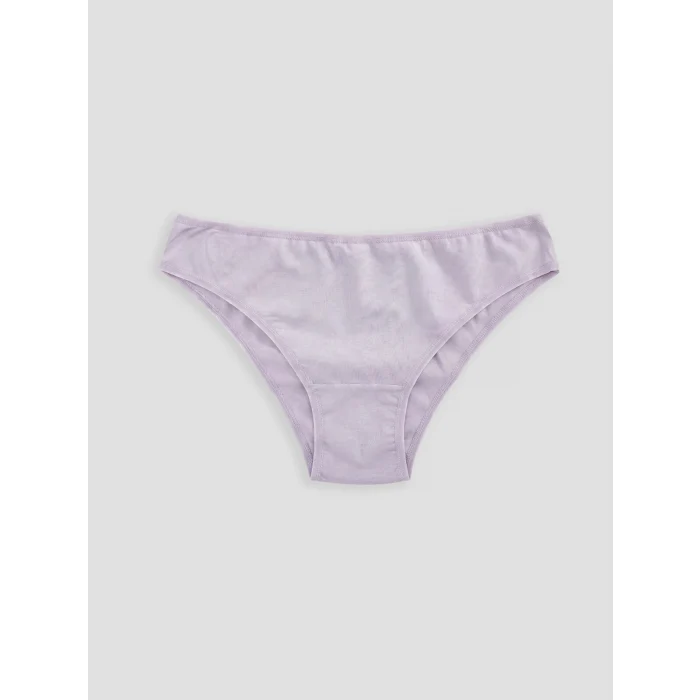 LCW DREAM Lila Düz Brazilian Külot 3lü