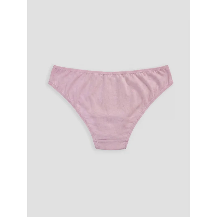 LCW DREAM Lila Düz Brazilian Külot 3lü