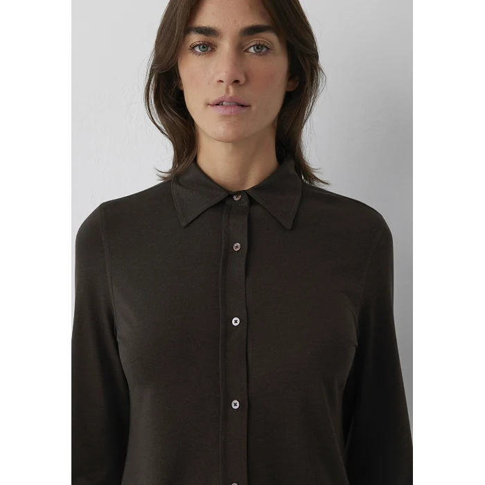 Mavi 1614363-90707 Kahverengi Polo Tişört