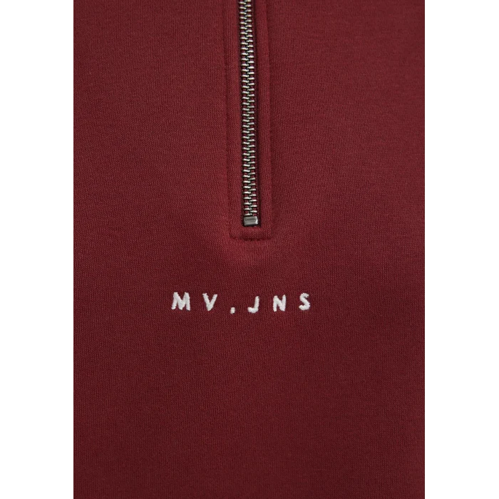 Mavi 1S10533-70411 MVJNS Nakışlı Yarı Fermuarlı Kırmızı Sweatshirt