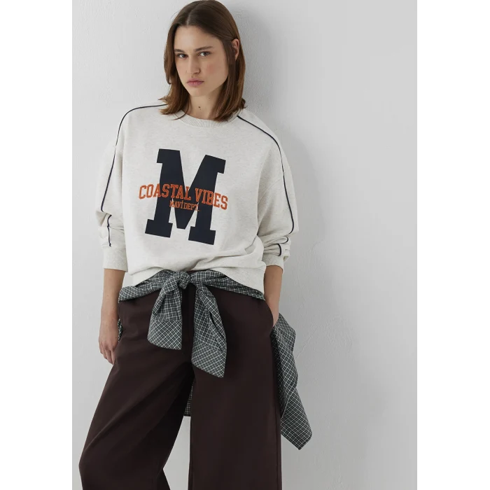 Mavi 1S10549-85576 Bej Sweatshirt