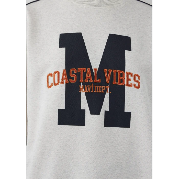 Mavi 1S10549-85576 Bej Sweatshirt
