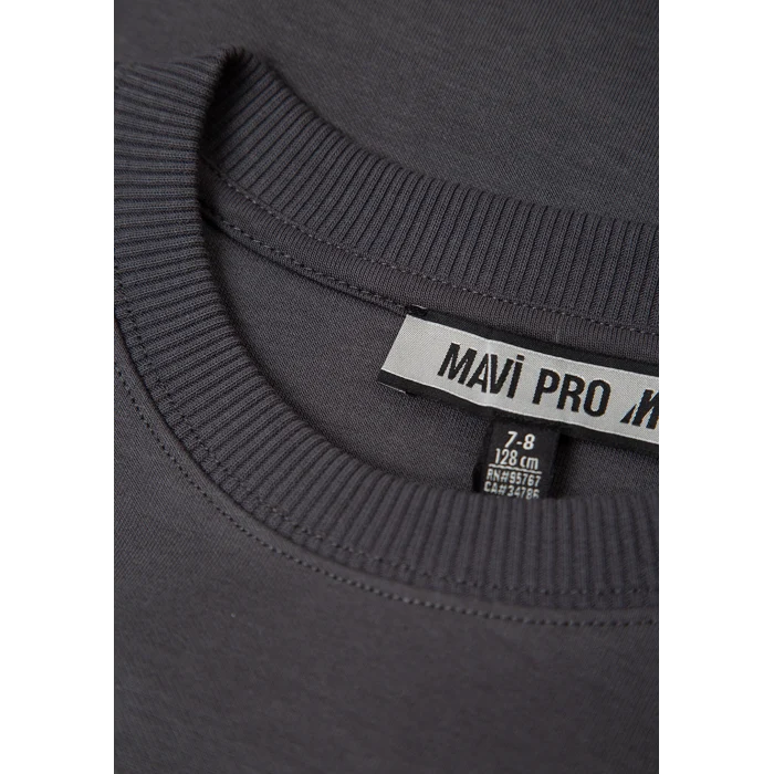 Mavi 6S10201-70763 Mavi Pro Baskılı Antrasit Sweatshirt
