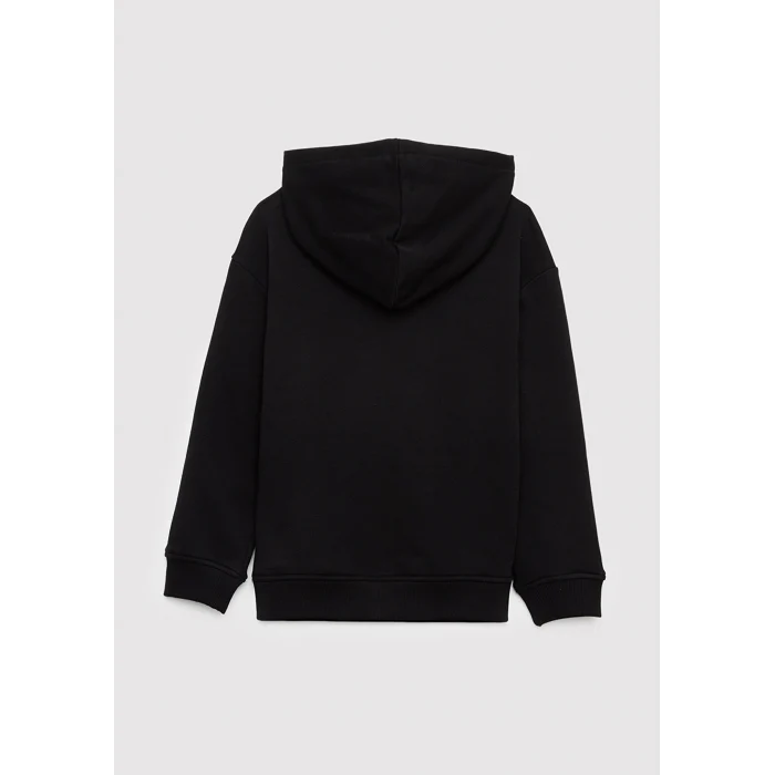 Mavi 6S10199-900 Mavi Logo Kapüşonlu Siyah Sweatshirt
