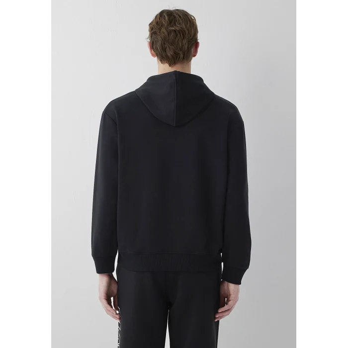 Mavi 0S10196-900 Mavi Logo Baskılı Siyah Sweatshirt