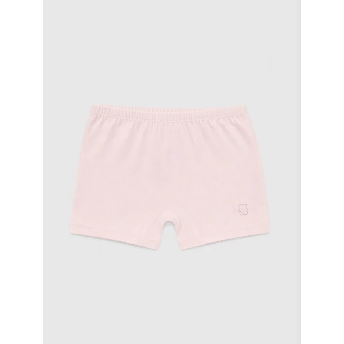 LCW Kids Ekru Baskılı Kız Çocuk Boxer 3lü