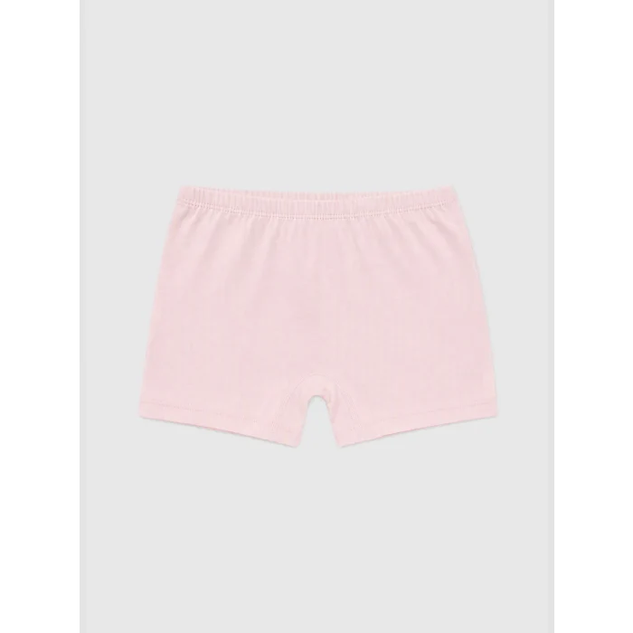 LCW Kids Ekru Baskılı Kız Çocuk Boxer 3lü