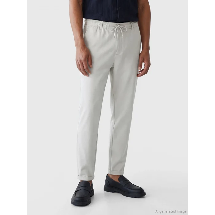 LCW Vision Gri Slim Fit Erkek Pantolon
