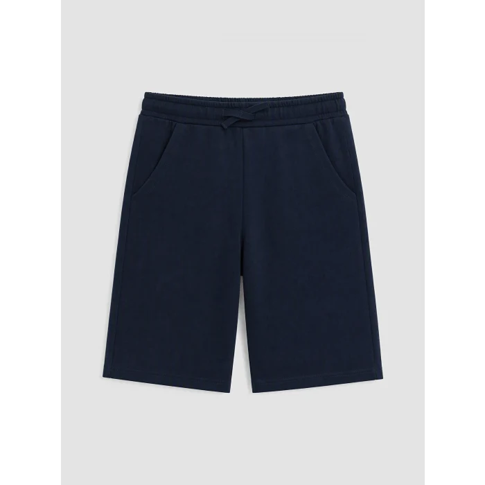 LCW Kids Lacivert Beli Lastikli Erkek Çocuk Pike Şort