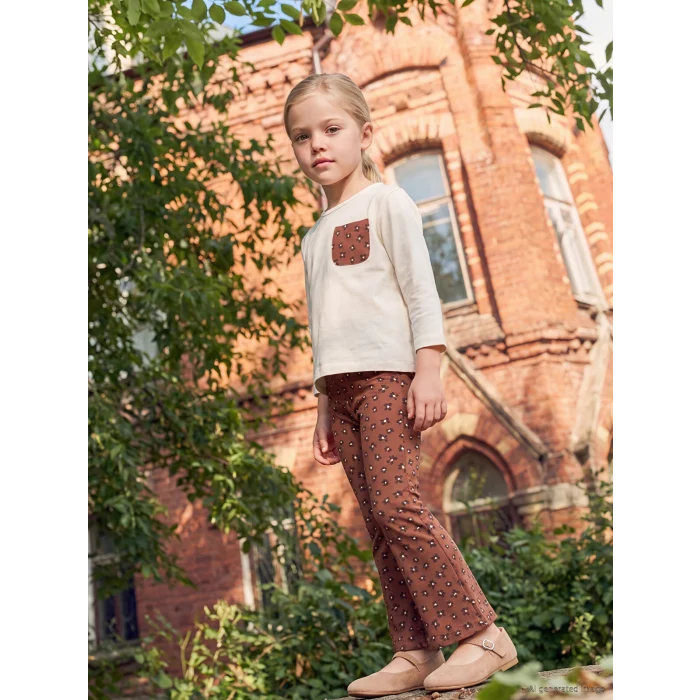 LCW Kids Ekru Kız Çocuk Taytlı Takım