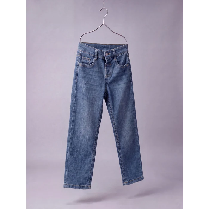 LCW Kids İndigo Slim Fit Erkek Çocuk Jean Pantolon