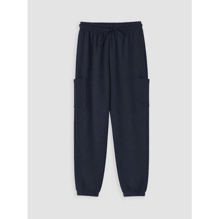 LCW Kids Lacivert Beli Lastikli Erkek Çocuk Jogger Eşofman Altı