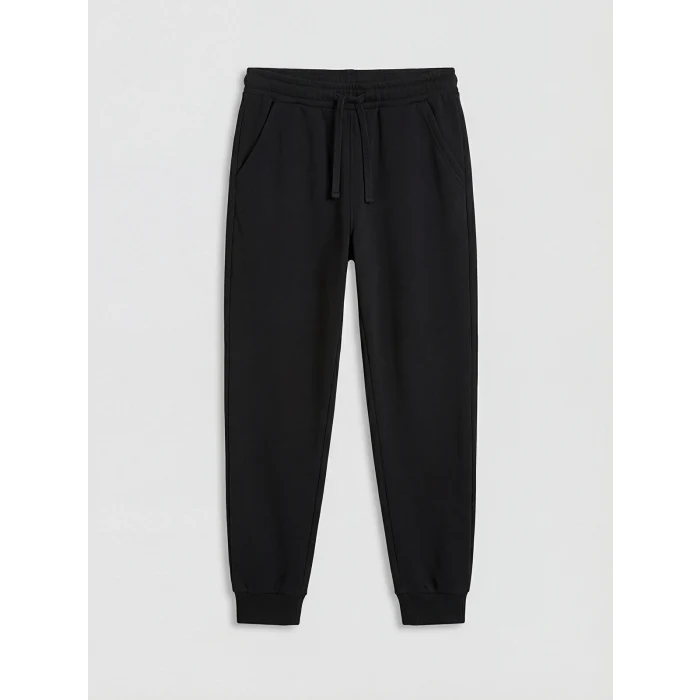LCW Kids Siyah Erkek Çocuk Basic Jogger Eşofman Altı