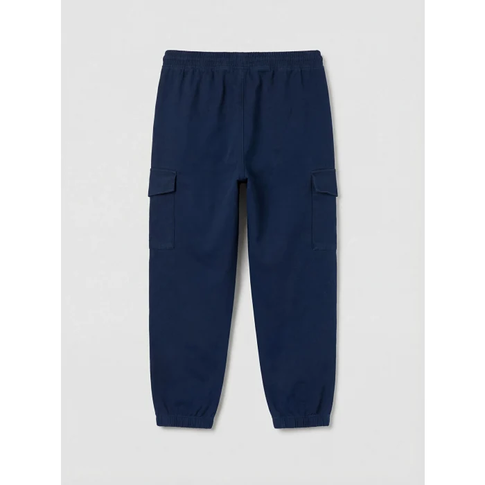 LCW Kids Lacivert Erkek Çocuk Gabardin Kargo Pantolon