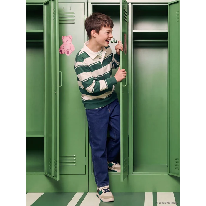 LCW Kids İndigo Baggy Fit Erkek Çocuk Jean Pantolon