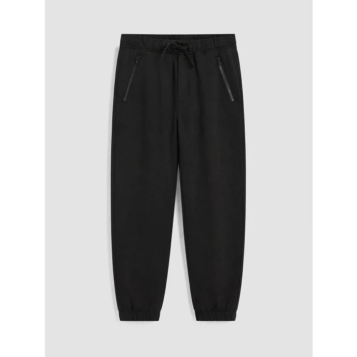 LCW Kids Siyah Erkek Çocuk Gabardin Jogger Pantolon