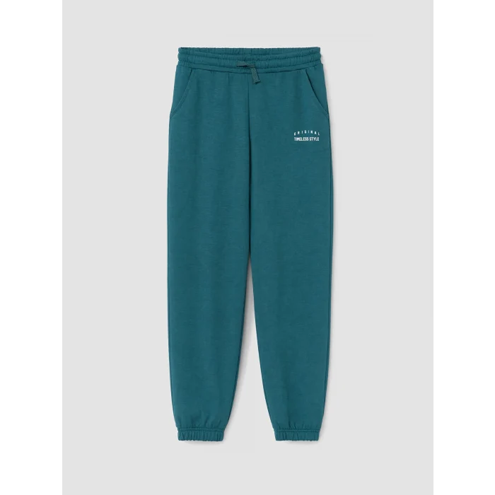 LCW Kids Petrol Erkek Çocuk Soft Touch Jogger Eşofman Altı