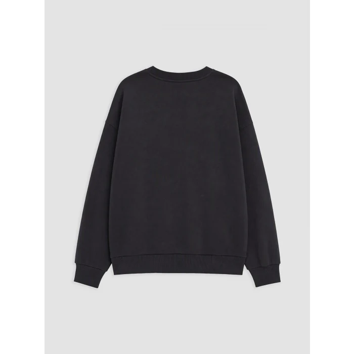 LCW Kids Lacivert Baskılı Kız Çocuk Sweatshirt