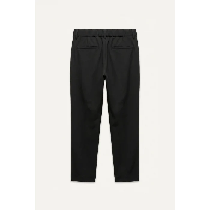Defacto T6317AZBK27 Siyah Esnek Kumaş Jogger Düz Paça Her Yöne Esneyen Kumaş Pantolon