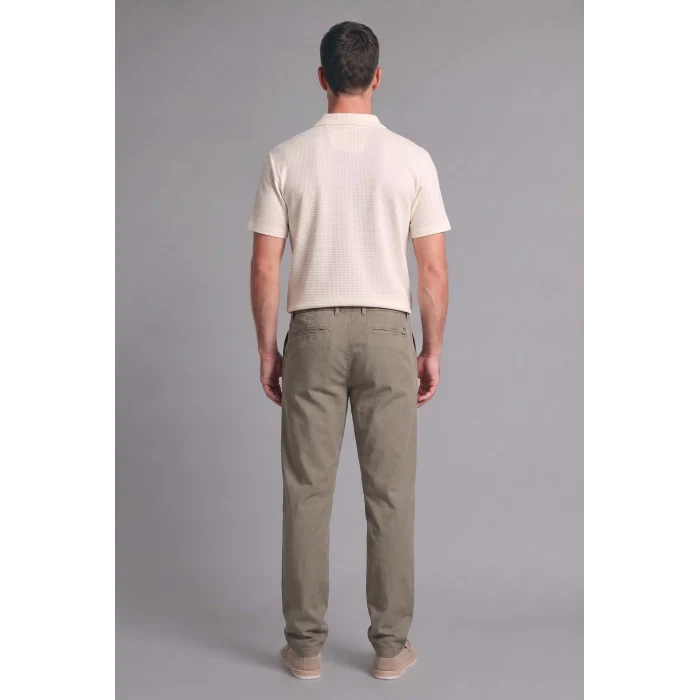Defacto H3877AXKH465 Haki Ultra Yumuşak Beli Lastikli Bağcıklı Relax Fit Pantolon