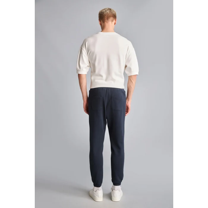 Defacto D5258AXNV64 Lacivert Slim Fit Bağcıklı Fermuar Cepli Pike Jogger Eşofman Altı