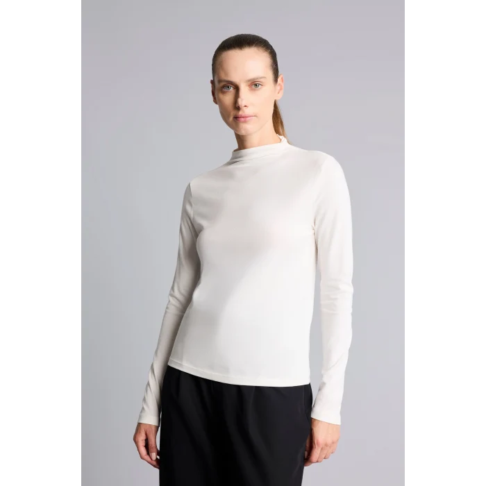 Defacto G9242AXER105 Ekru Slim Fit Modal Tunik