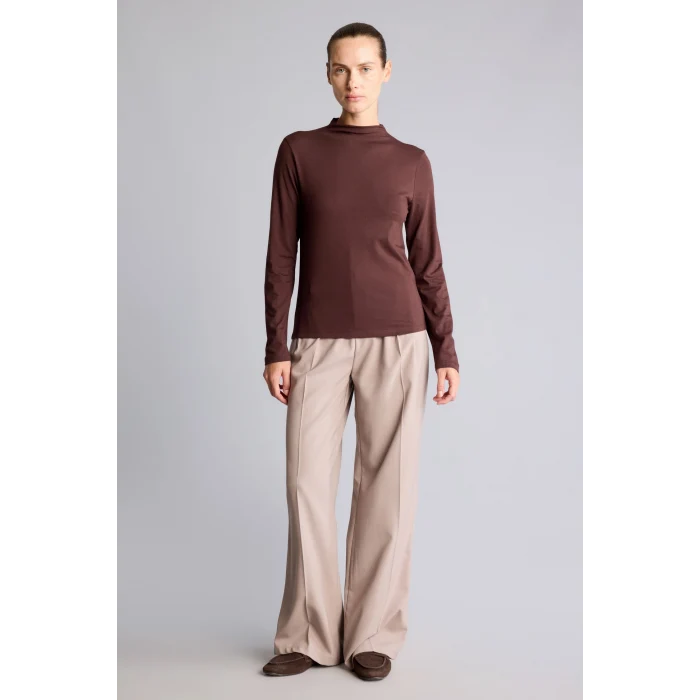 Defacto G9242AXBN328 Kahve Slim Fit Modal Tunik