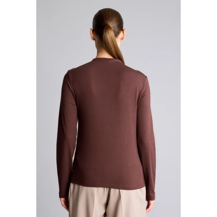 Defacto G9242AXBN328 Kahve Slim Fit Modal Tunik
