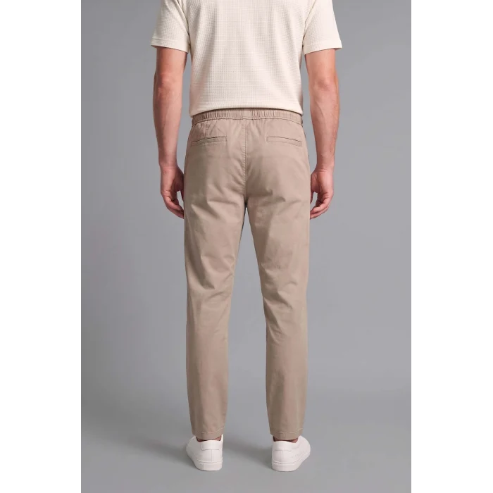 Defacto H3877AXBG716 Bej Ultra Yumuşak Beli Bağcıklı Relax Fit Pantolon