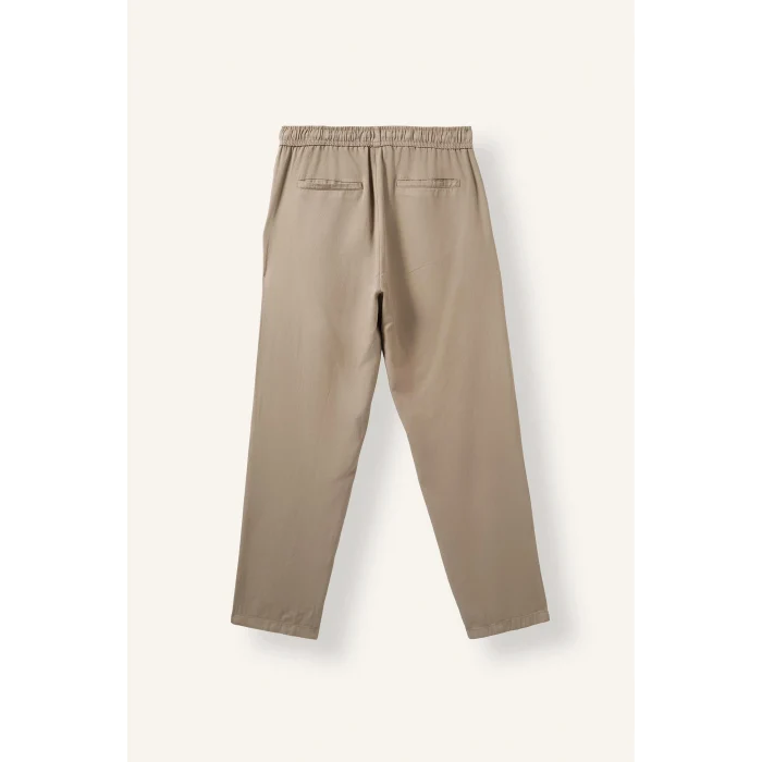 Defacto H3877AXBG716 Bej Ultra Yumuşak Beli Bağcıklı Relax Fit Pantolon
