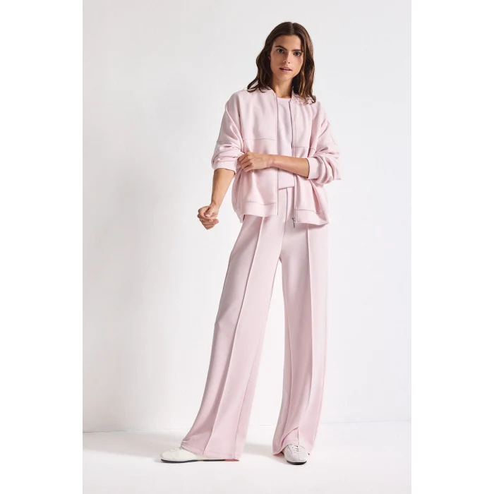 Defacto F1025AXPN38 Pembe Kolej Yaka Bomber Modal Hırka