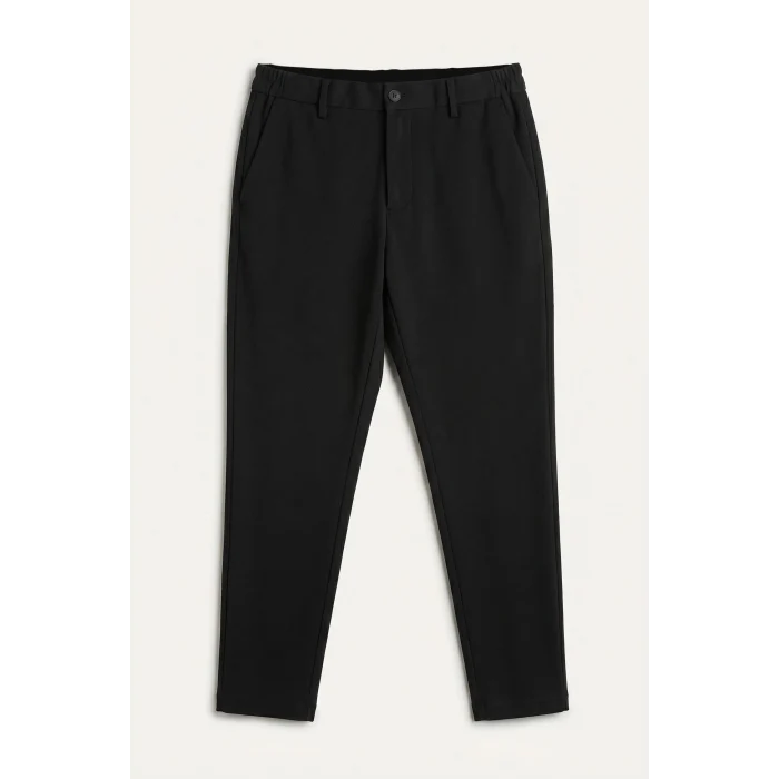 Defacto F0407AXBK27 Siyah Taılored Fıt Düz Paça Pantolon