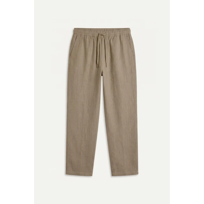 Defacto G2592AXKH500 Haki %100 Pamuk Baggy Fıt Elastik Bel Haki Pantolon