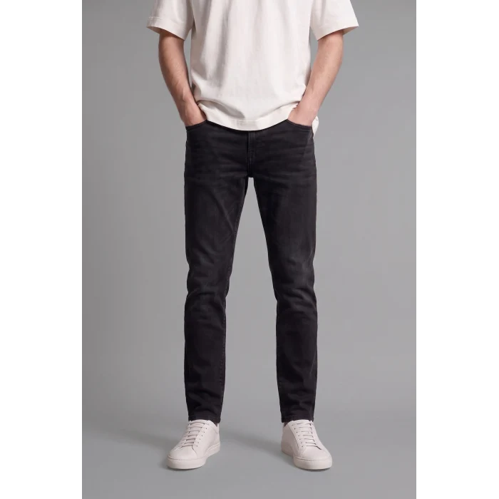 Defacto I7785AXNM40 Siyah Pedro Slim Fit Beş Cep Detaylı Jean Pantolon