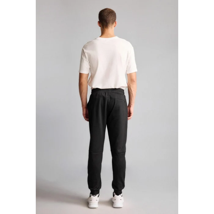 Defacto Z9112AZBK81 Siyah Ultra Yumuşak Slim Fit Standart Paça Skuba Dalgıç Kumaş Jogger Eşofman Altı