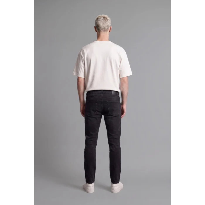 Defacto I7785AXNM40 Siyah Pedro Slim Fit Beş Cep Detaylı Jean Pantolon
