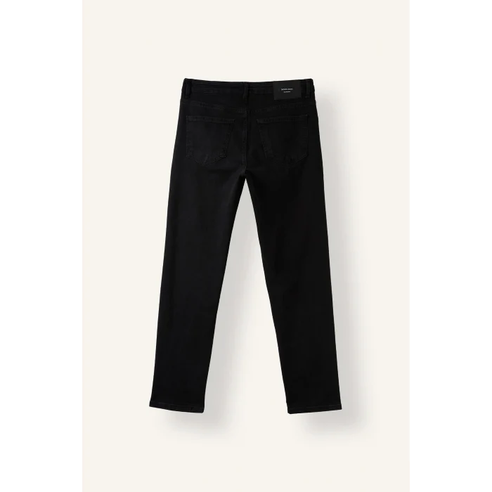 Defacto I7785AXNM40 Siyah Pedro Slim Fit Beş Cep Detaylı Jean Pantolon
