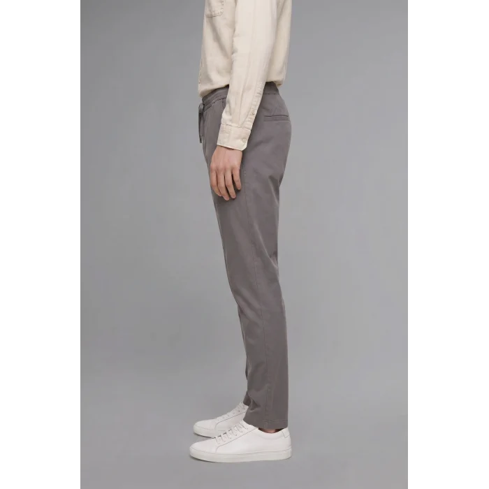 Defacto H5798AXGR206 Gri Baggy Fıt Belden Bağlamalı Pantolon