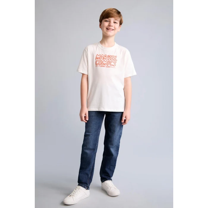 Defacto F0455A8NM35 DENIM Straıght Fıt Düz Paça Jean Pantolon Erkek Çocuk